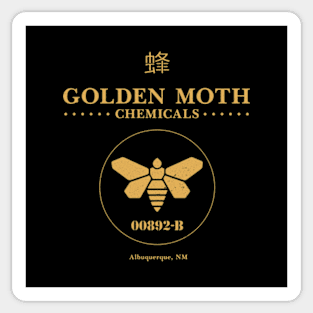 Golden Moth Chemical Sticker